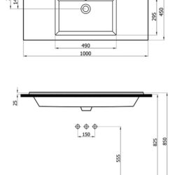 Silver Slim Sink 501100 - Image 2