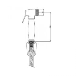 Shutoff Shower Spiral Bidet Faucet - Image 2