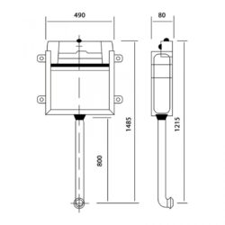 Concealed Cistern 8104