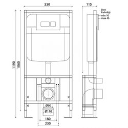 Concealed Cistern 8106