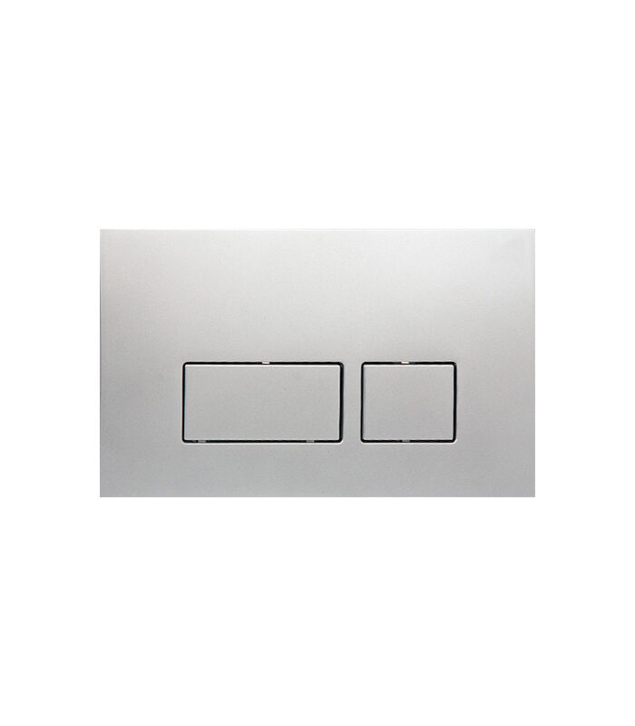 Matte Chrome Concealed Cistern Button 8131