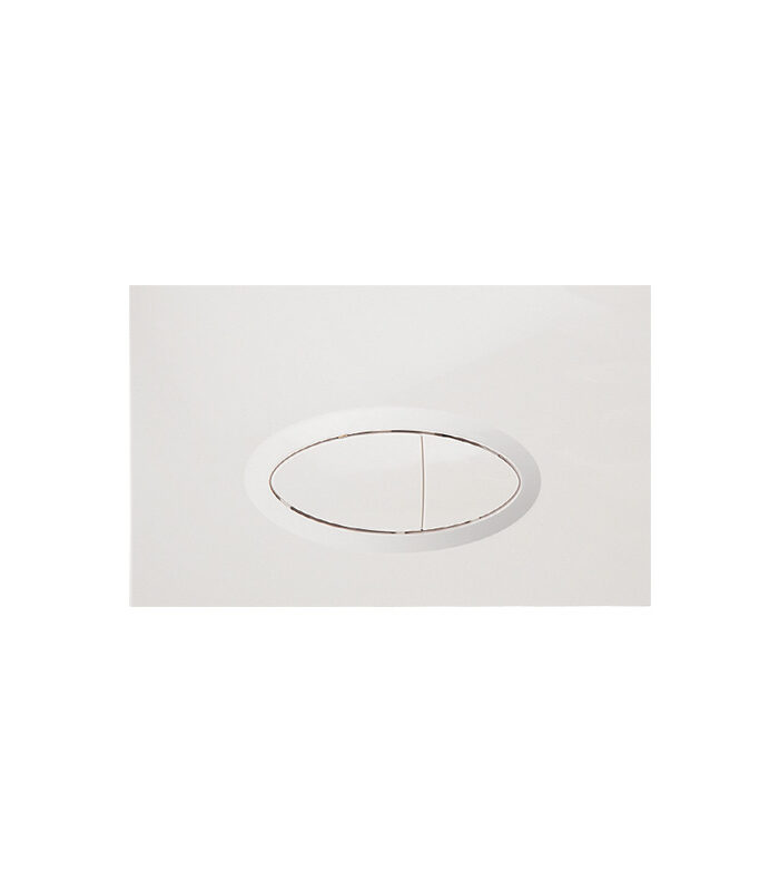 White Concealed Cistern Button 8136