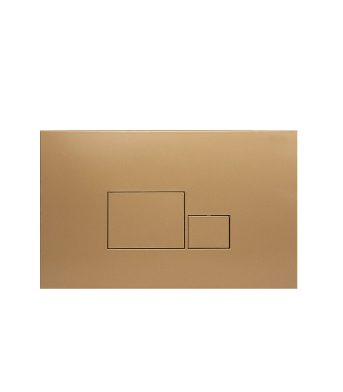 Matte Gold Concealed Cistern Button 8139