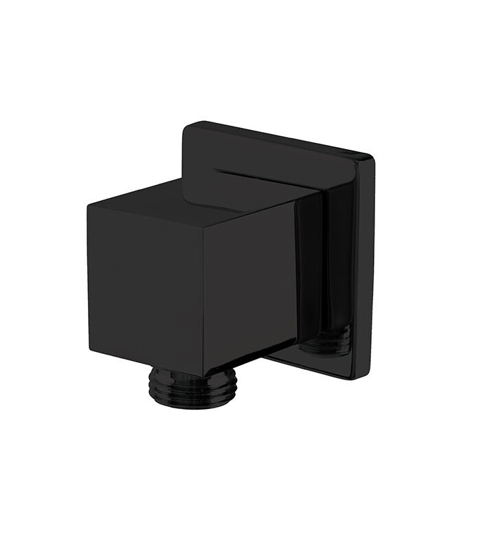 Corner Wall Shower Spout Black 161091B