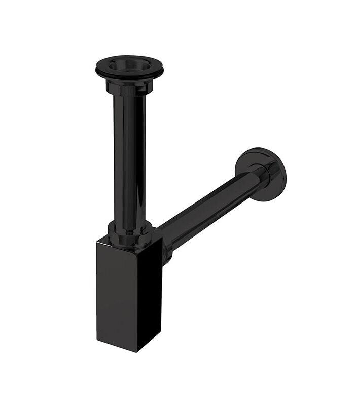 Siphon Sets Corner Sink Siphon Black 760521B